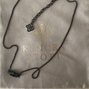 Kendra Scott Necklace in Gunmetal